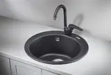 Кухонная мойка Granula GR-4801 (D480) Черный