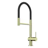 Смеситель Omoikiri Kanto-2 Plus-SB LG-BL (4994461) Светлое Золото/Черный