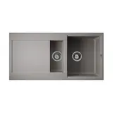 Кухонная мойка Omoikiri Sakaime 100-2-GR (4993562) Leningrad Grey
