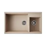 Кухонная мойка Omoikiri Tedori 86-2-LB-SA (4993934) Бежевый