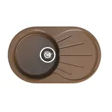 Кухонная мойка Granfest Rondo 750L (746*455) Терракот