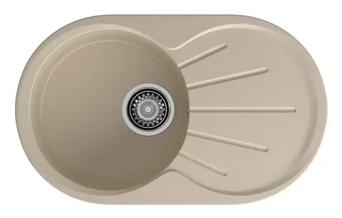 Кухонная мойка Granfest Rondo 750L (746*455) Кашемир