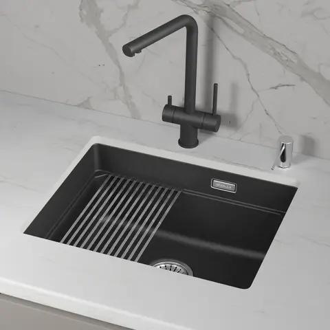 Кухонная мойка Granula KS-5501iU (550*450) Шварц
