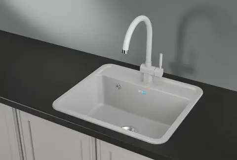 Кухонная мойка Granula Standart ST-5601 (560*500) Белый