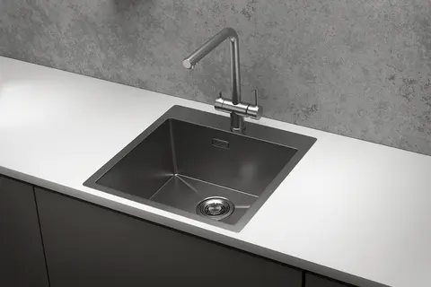 Кухонная мойка Granula GR-4600 (460*510) Сталь Сатин