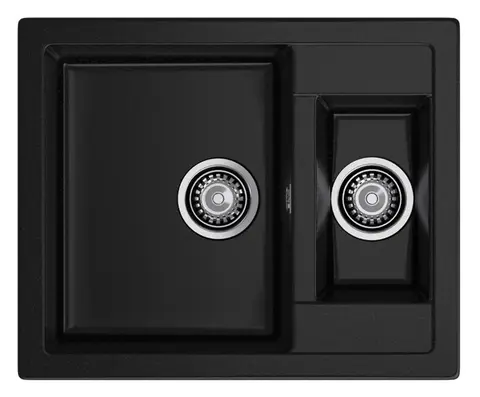 Кухонная мойка Granfest Quadro 610K (610*50) Черный