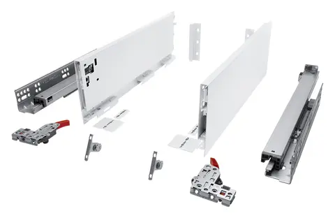 Ящик выдвижной Premial Maestro 7D синхрон. с довод. Н131 L-450 мм, белый (033510)