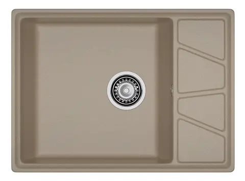 Кухонная мойка Granfest Vertex 680L (680*500) Песочный